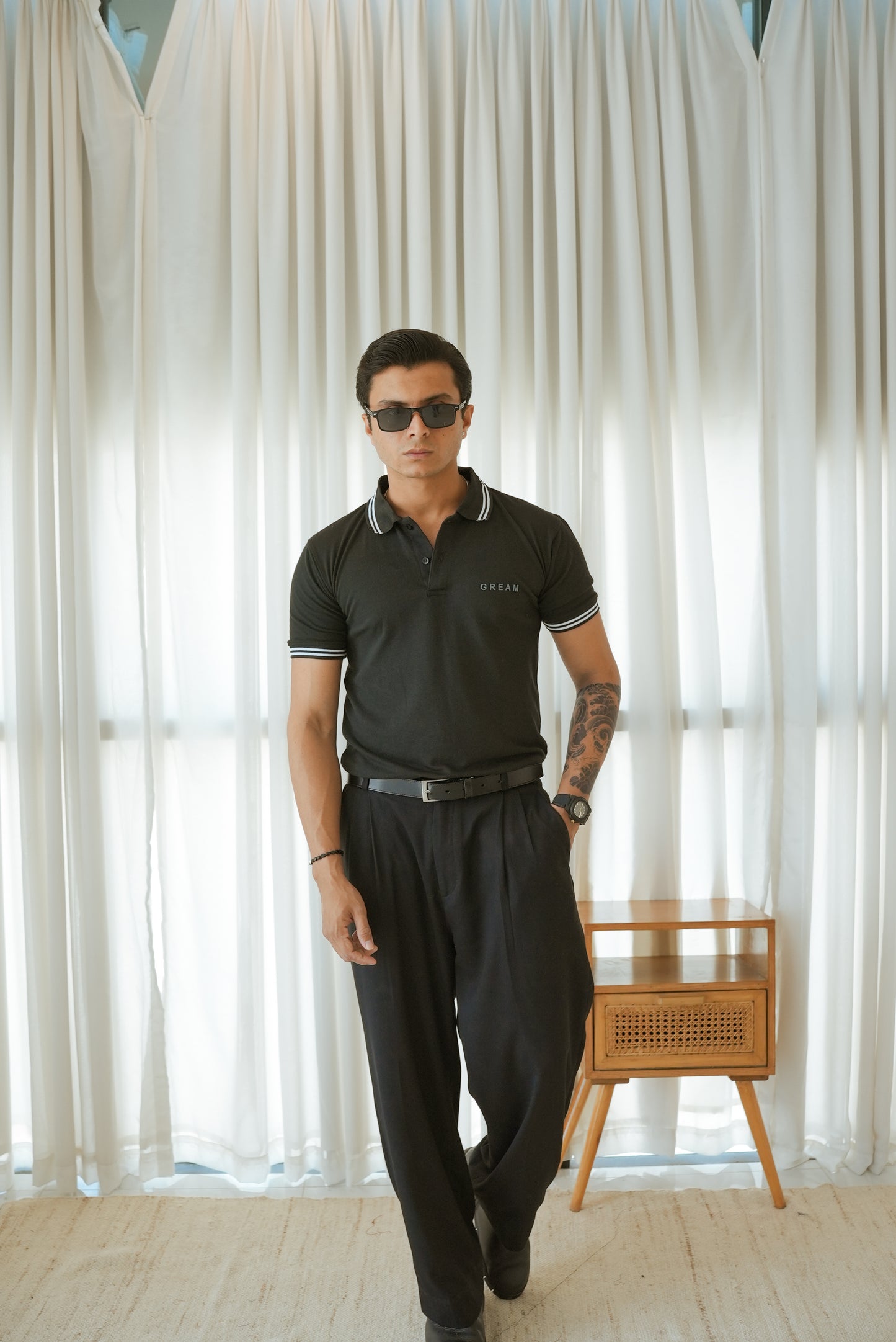 Pique Polo | Black