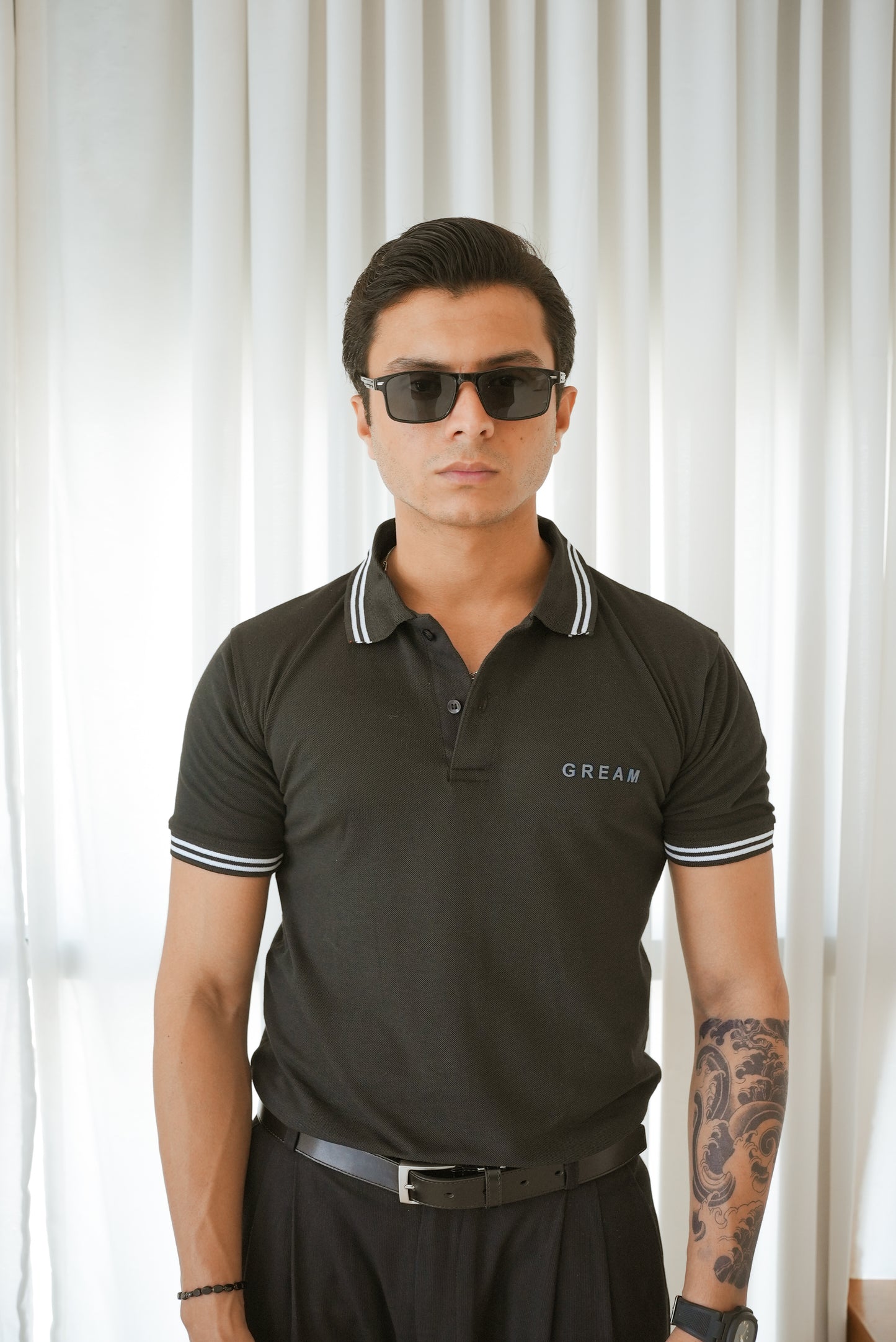 Pique Polo | Black