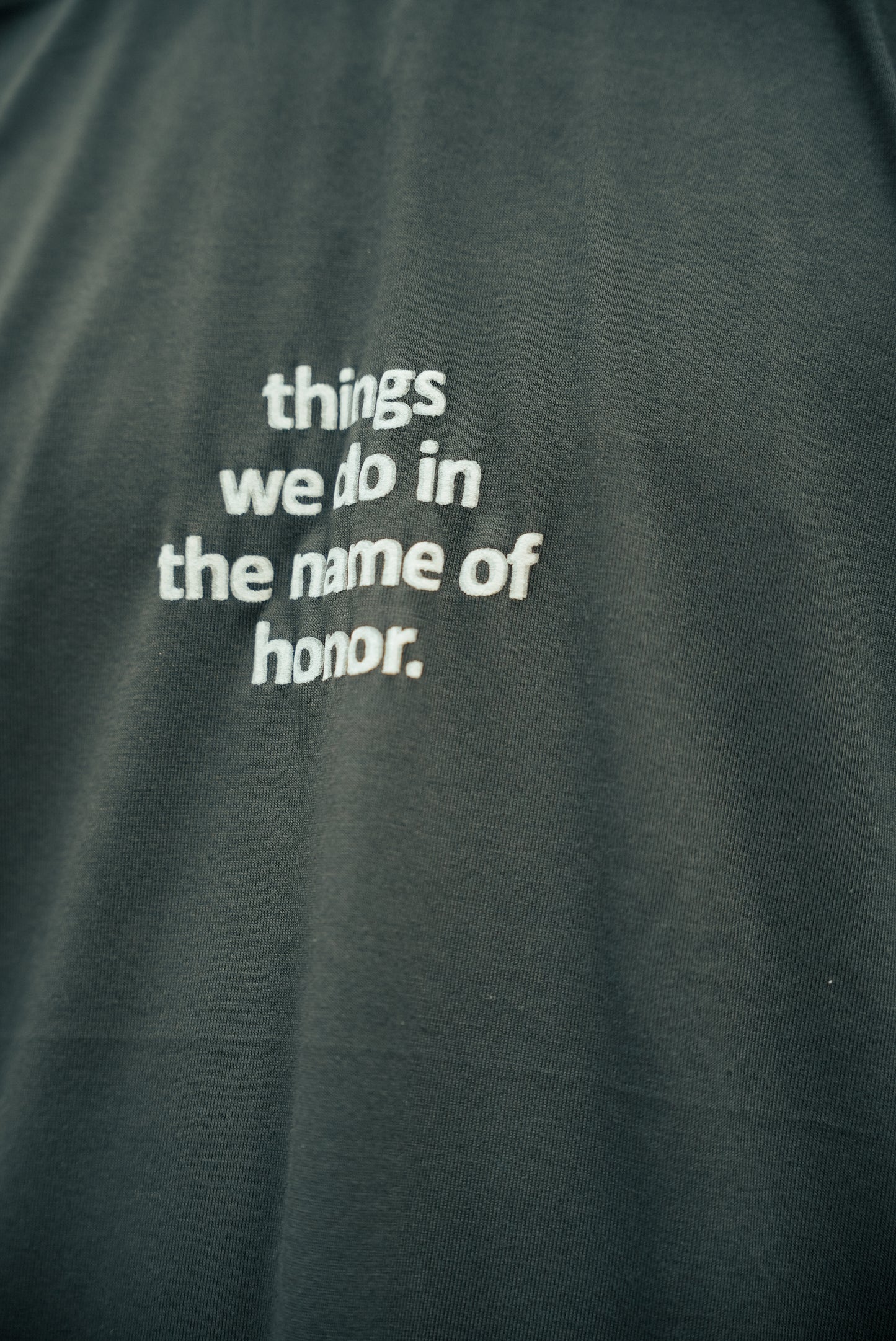 Honor Tee - Grey