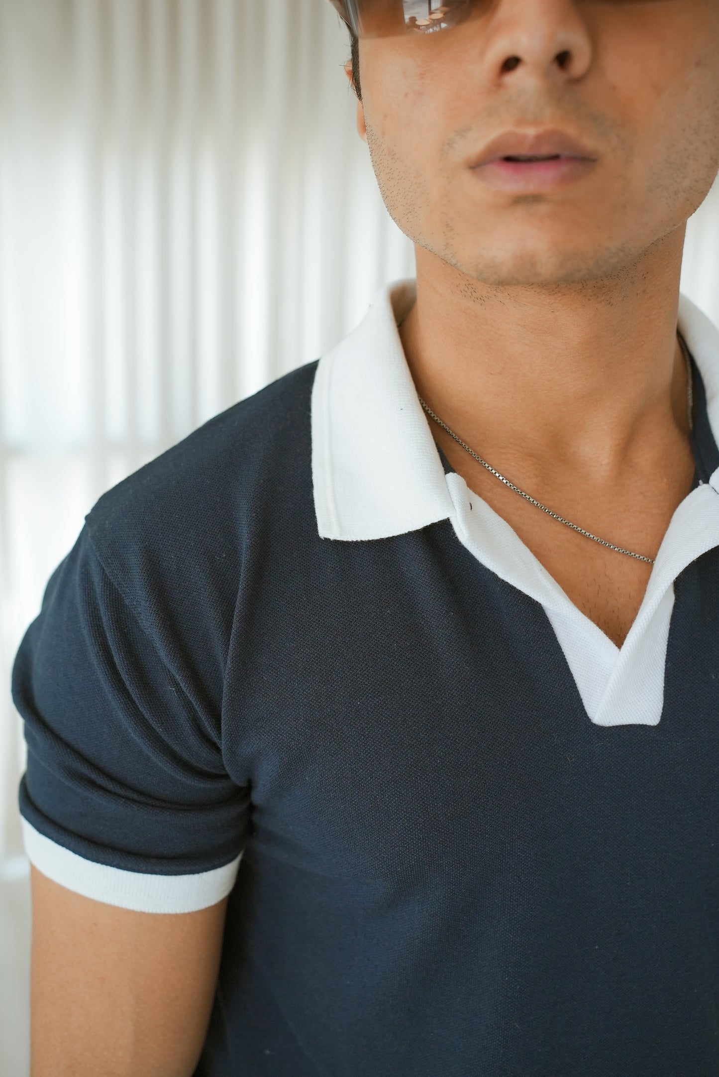 Pique Polo | Navy Blue